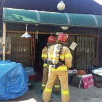 구리소방서, 화재취약계층「주거용 비닐하우스」화재 대응훈련 실시