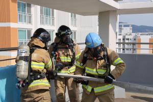 고층건축물-화재진압-훈련-1