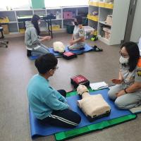 의용소방대 응급처치교육(이포초등학교)