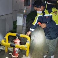 의용소방대 야간 화재안전순찰 활동